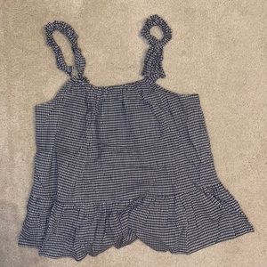 Madewell Gingham Tank Top